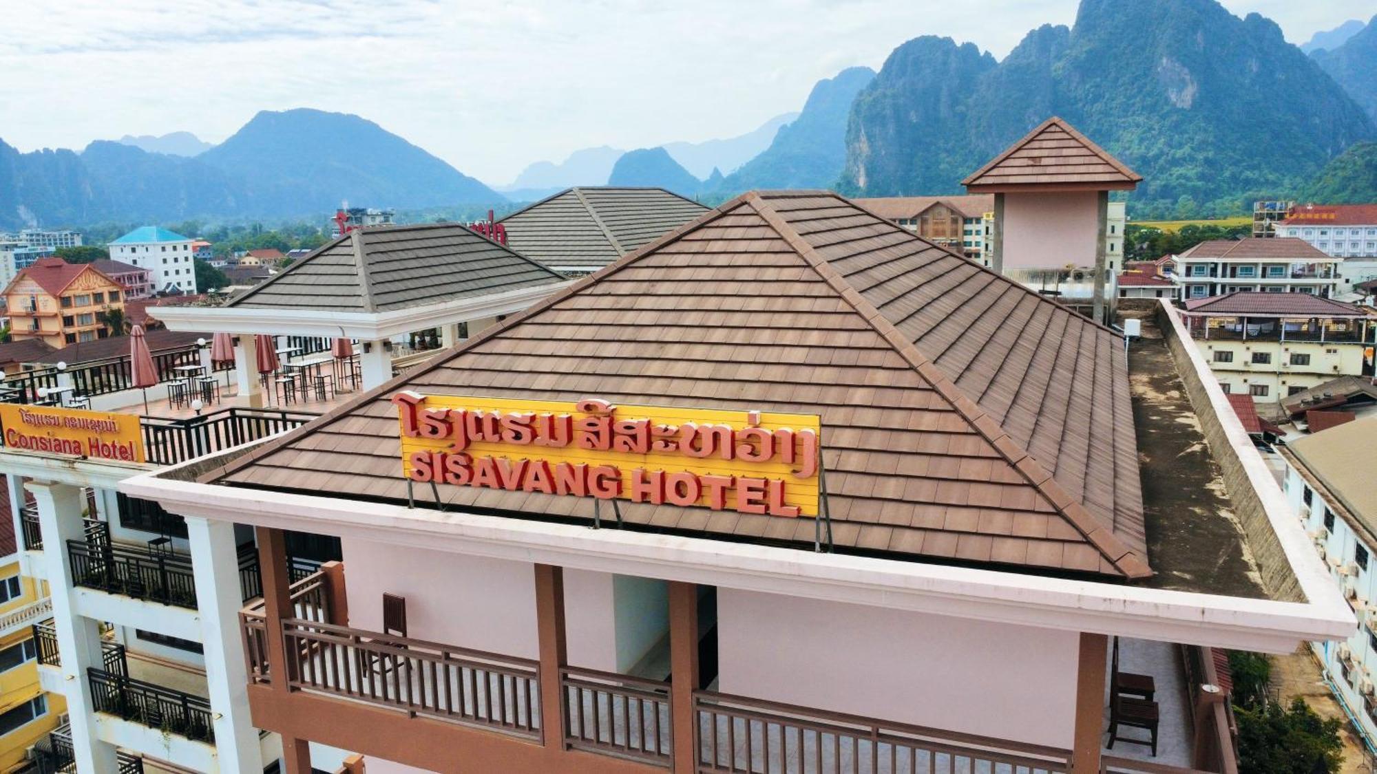 Vangvieng Sisavang Mountain View Hotel Vang Vieng Exterior photo